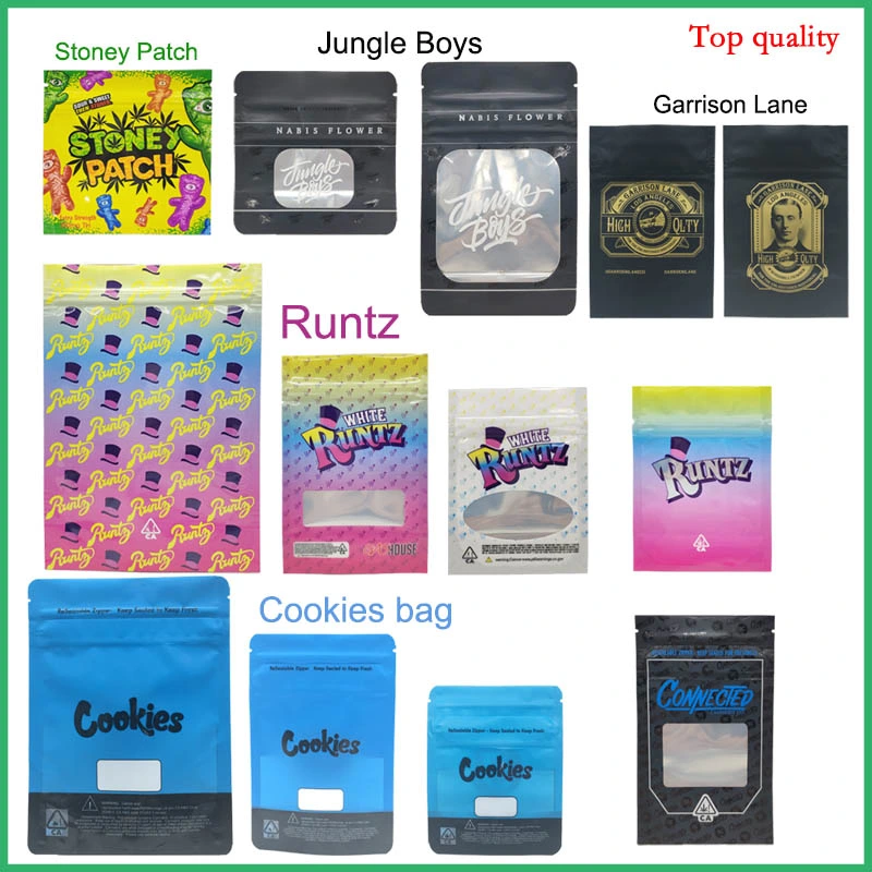 Wholesale Custom Printed Soft Touch Ziplock Packaging Mylar Bag for C Annabis Gummie Disposable Vape 510 Cartridges Battery Stand up Pouch Plastic Bag with Logo