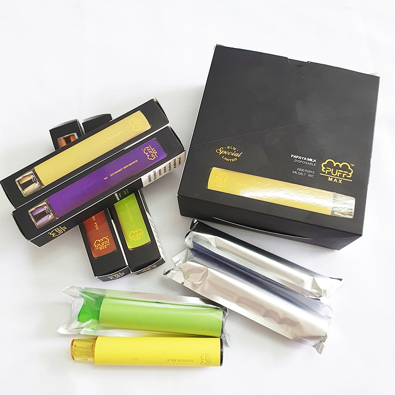 Puff Max Xtra Disposable Vape Pen Devices 2000 Puffs Prefilled Vapor Bar Cartridge Pods Vaporizer Pod