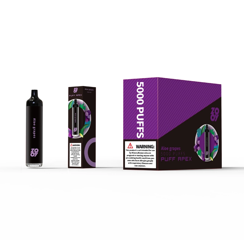 Zooy Apex 5000 Puffs Disposable Vape Pod Kits with Rechargeable Battery Vapes Puff Pen Bar Prefilled 50mg Liquid