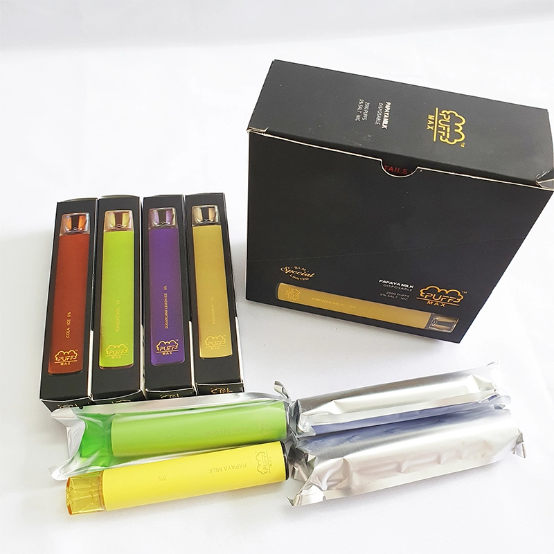 Puff Max Xtra Disposable Vape Pen Devices 2000 Puffs Prefilled Vapor Bar Cartridge Pods Vaporizer Pod