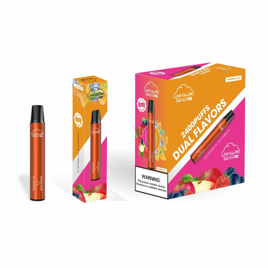 Wholesale Ready in Stock 6mml 2500puffs 2in1 Double Flavors Vape Fruit Pen