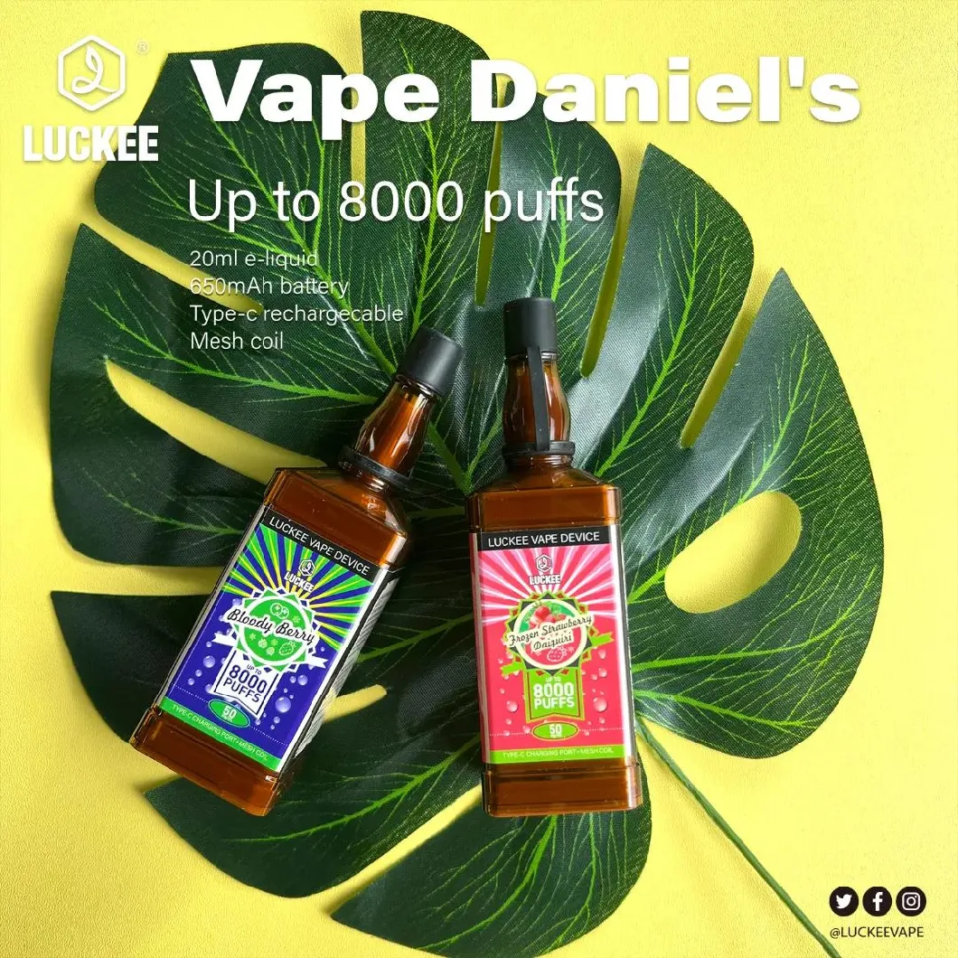 Wholesale Disposable Luckee Vape Daniel′ S 8000puffs with CE